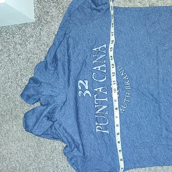 🌴 Caribbean Side Punta Cana Graphic Hoodie – Blue – Size L/XL (See Measurements - Picture 8 of 8